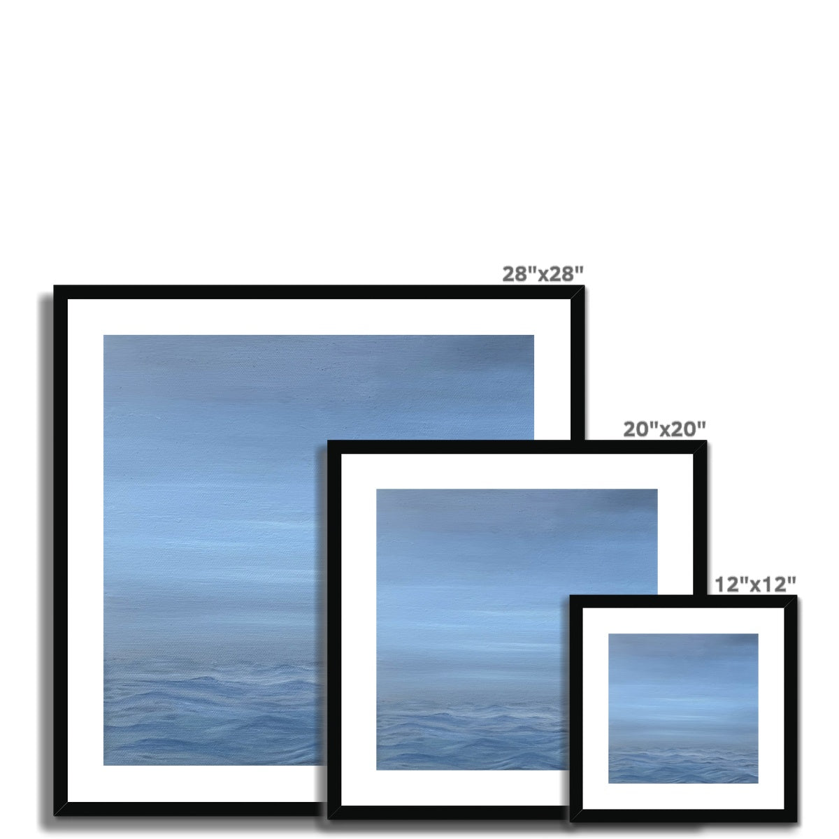 Blue Horizon Framed & Mounted Print
