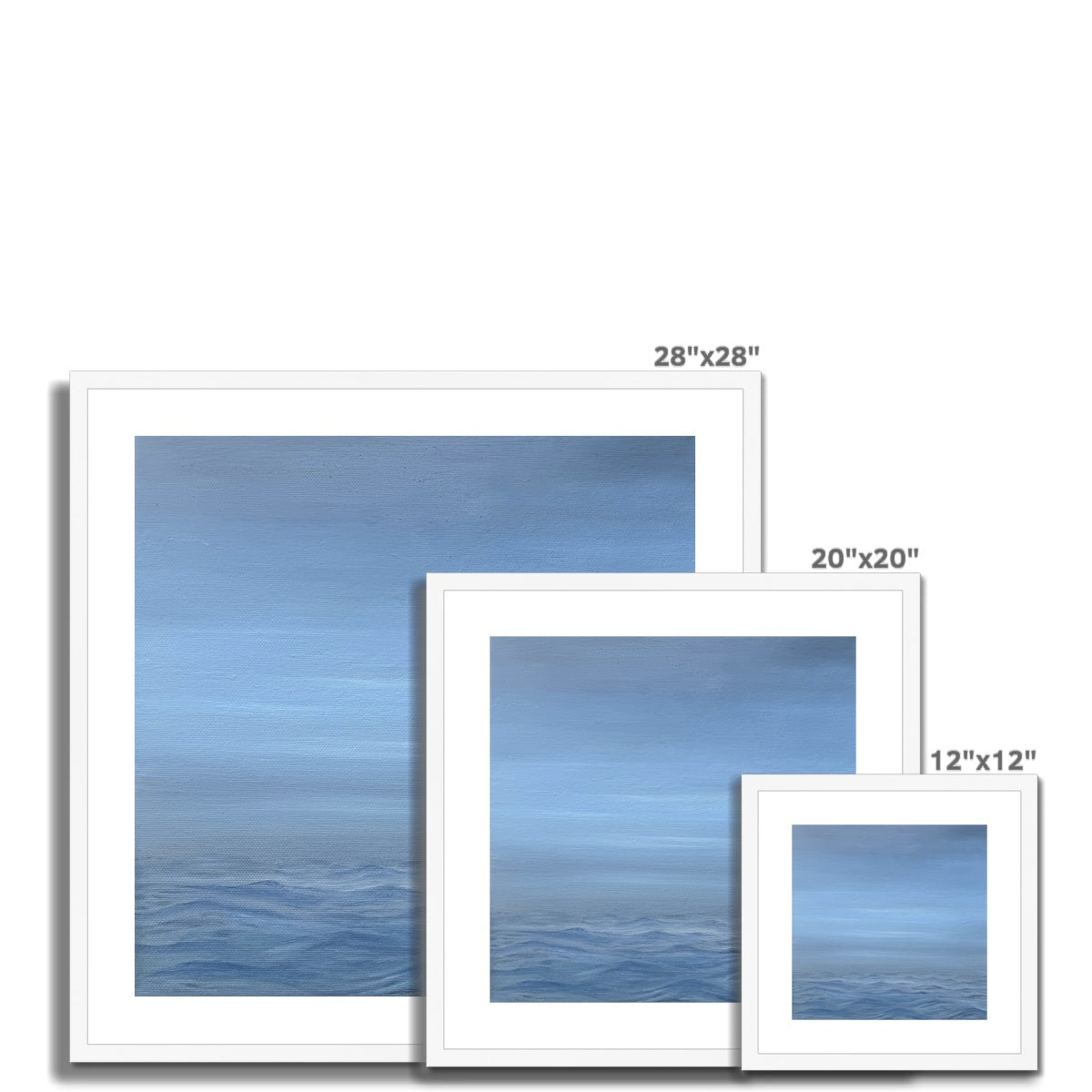 Blue Horizon Framed & Mounted Print