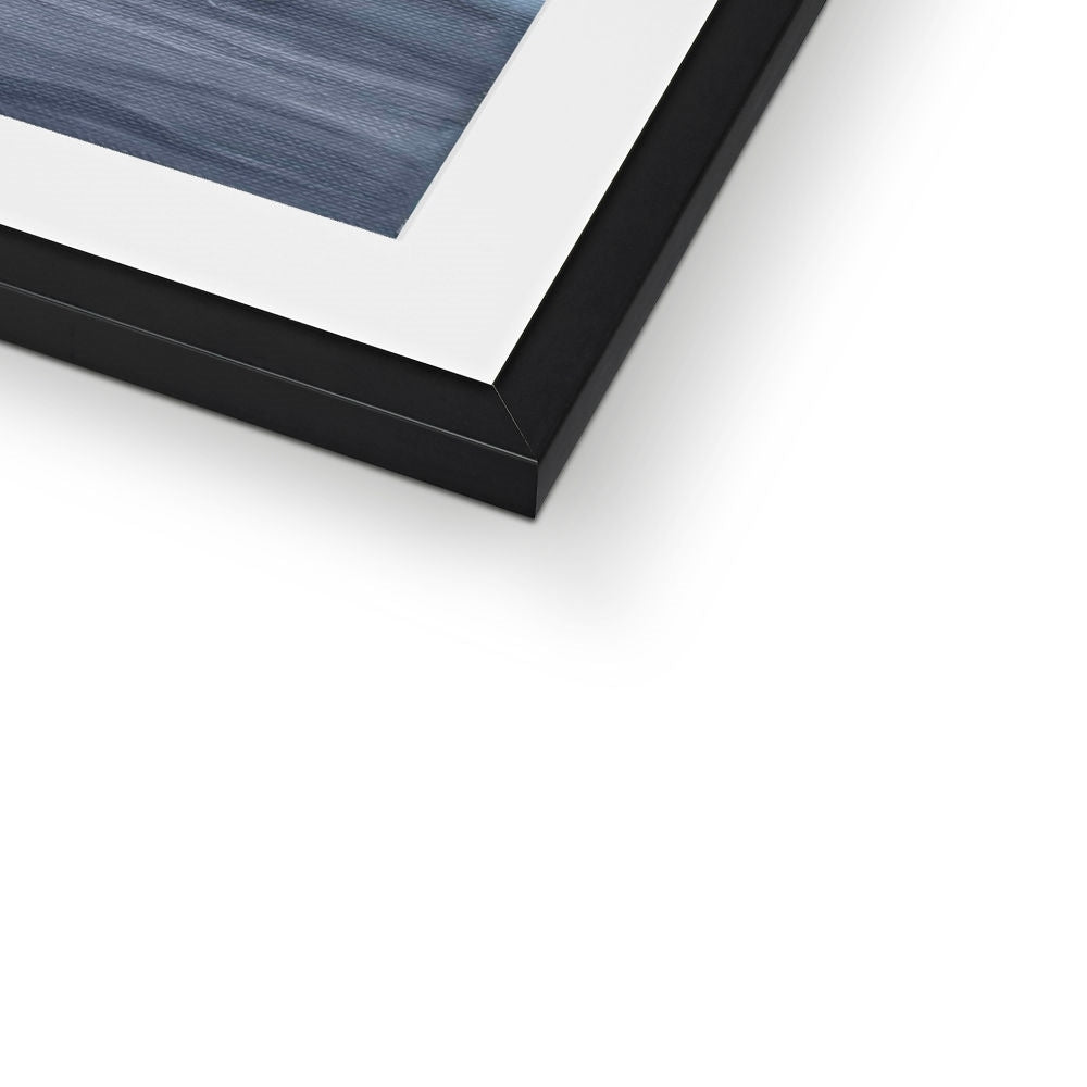 Silent Grey Framed & Mounted Print