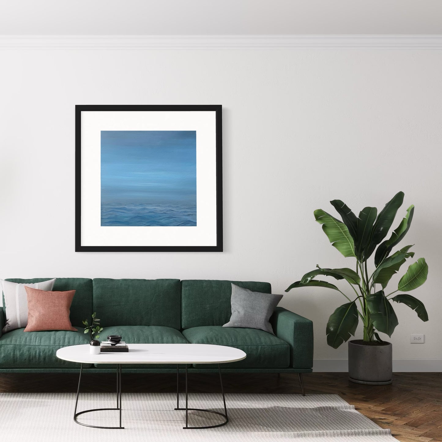 Blue Horizon Framed & Mounted Print