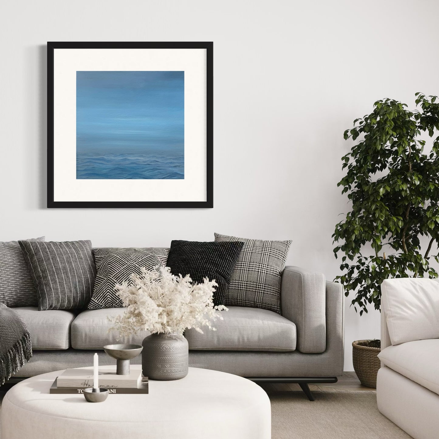 Blue Horizon Framed & Mounted Print