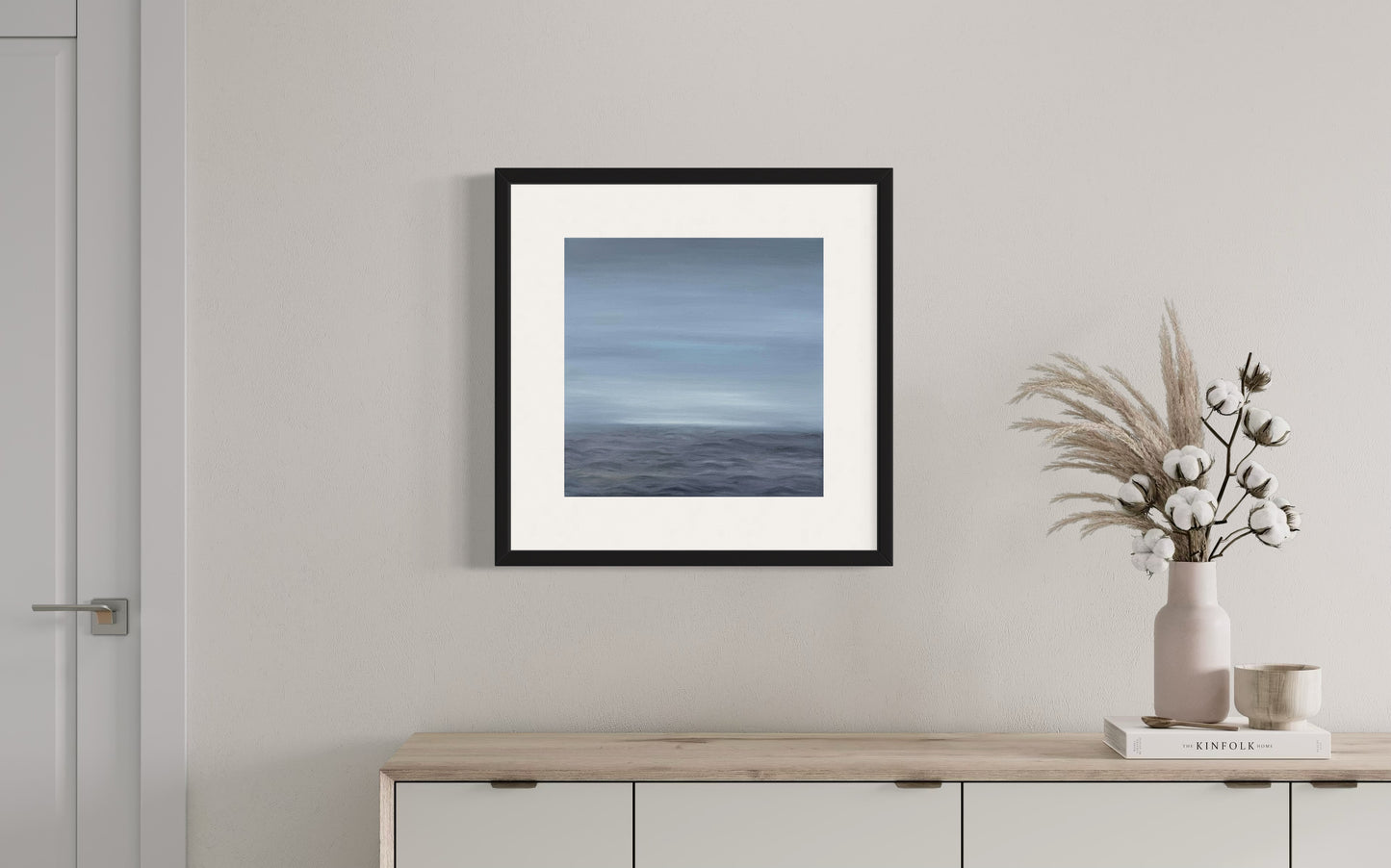 Silent Grey Framed & Mounted Print
