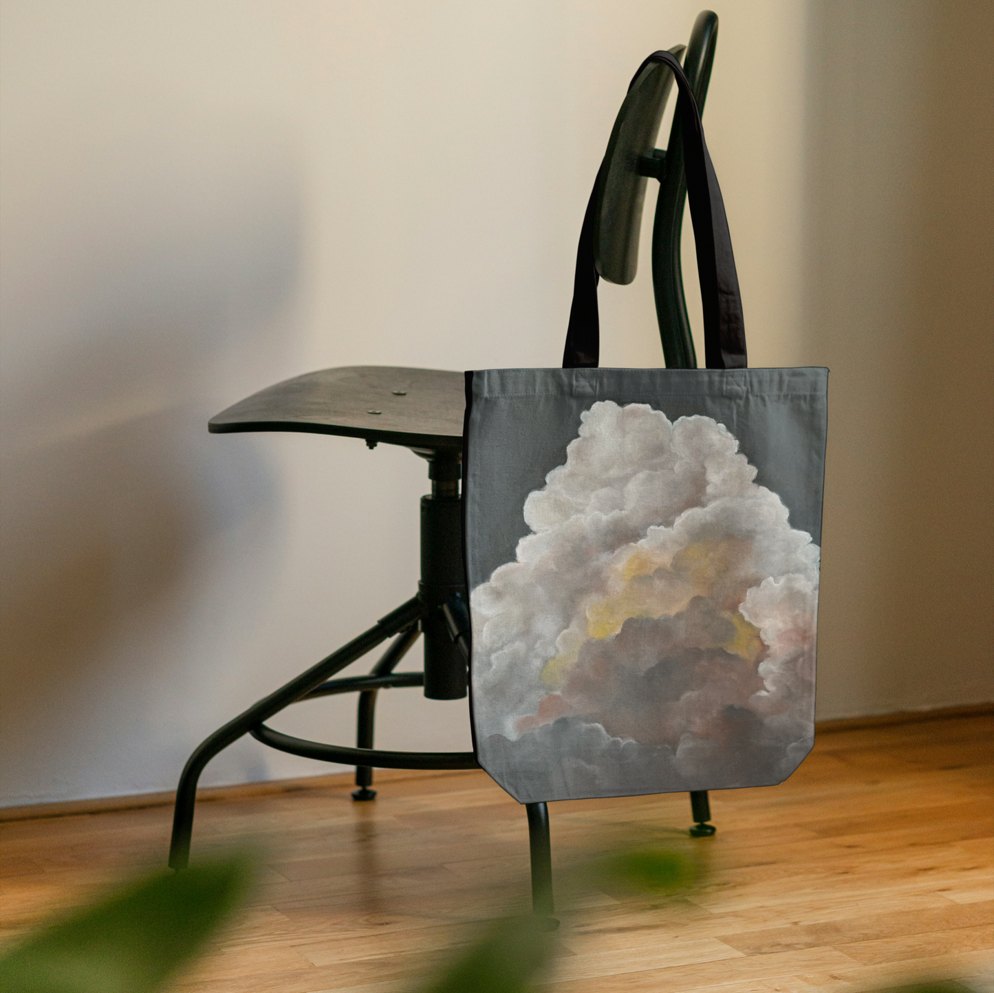 Landscape of Cream Canvas Tote Bag