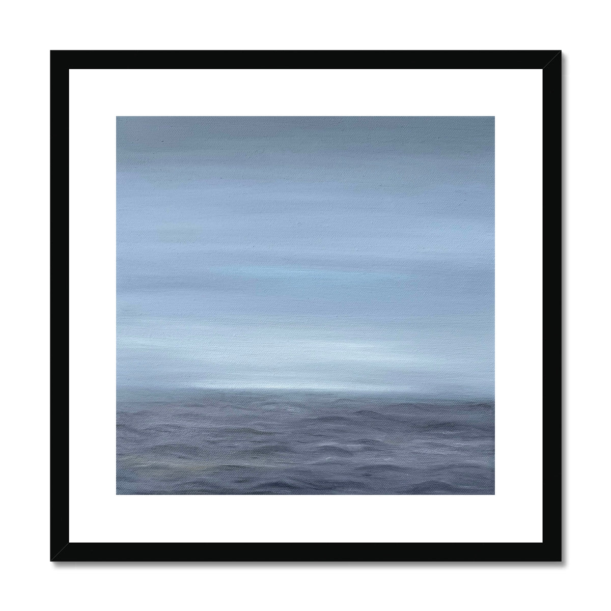 Silent Grey Framed & Mounted Print