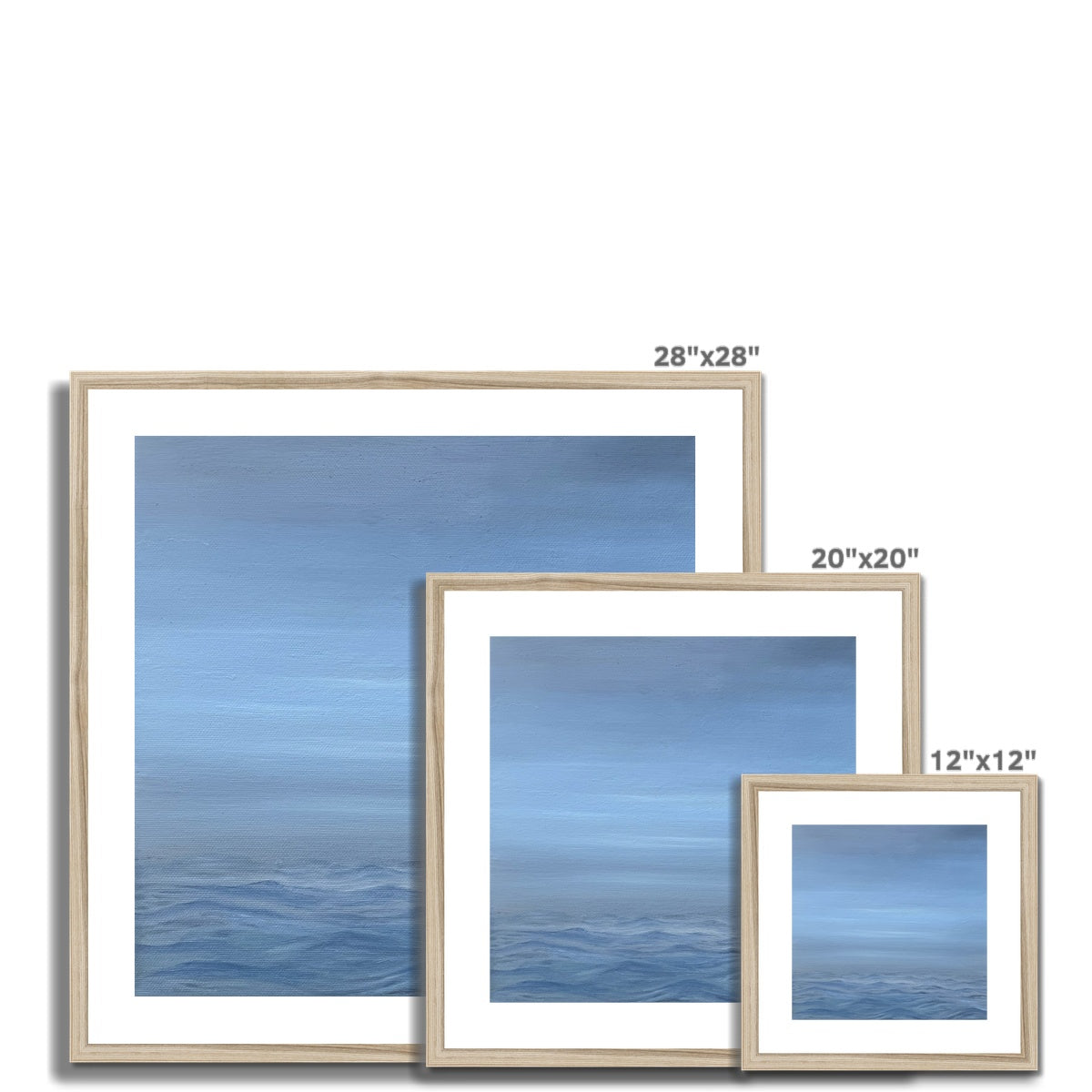 Blue Horizon Framed & Mounted Print