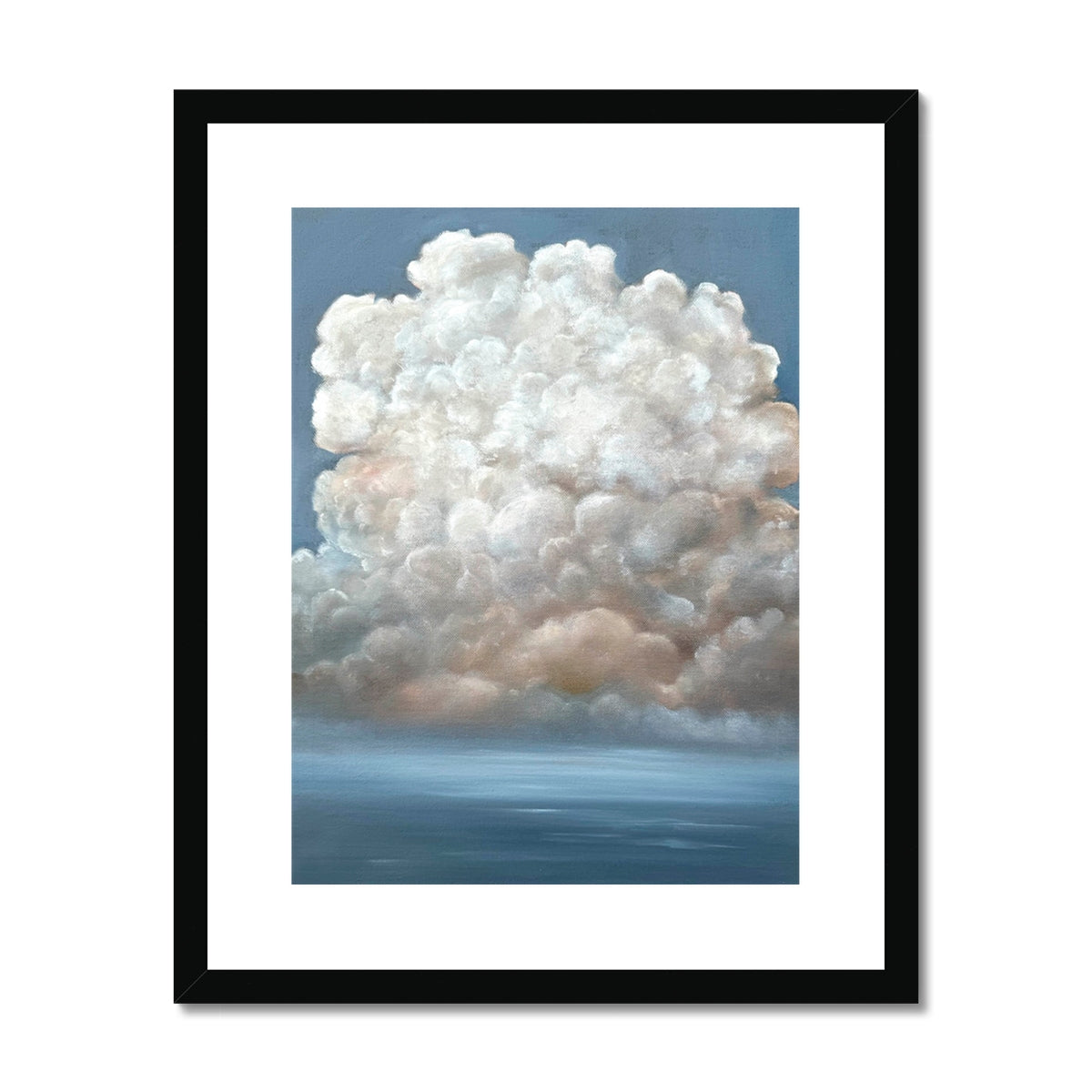 Cloud Bursting innrammet og montert trykk