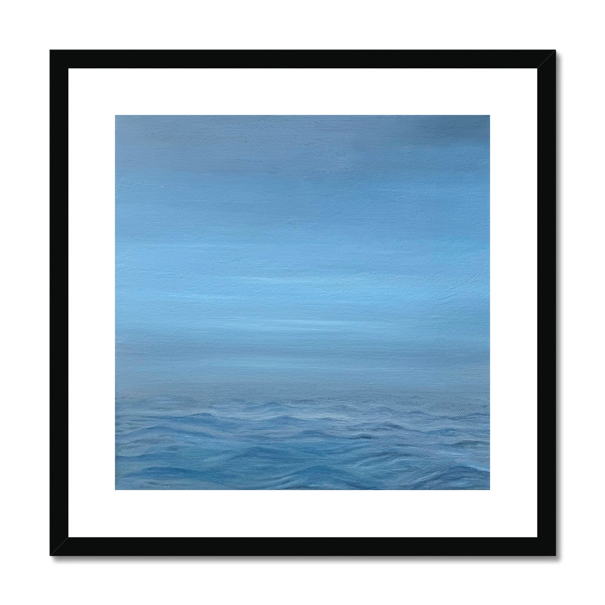 Blue Horizon innrammet og montert trykk